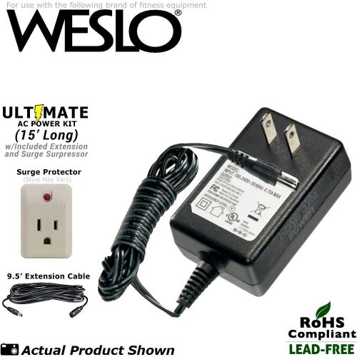 Weslo Pro Pursuit &amp; Momentum CT 5.9 Elliptical AC Adapter (KIT)