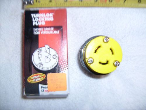 Nib oem pass &amp; seymour l1020-pcc turnlok locking plug  20a - 125/250 vac for sale