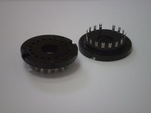 1x rft tube socket 17 pin - z5680m z568m - solder mount connector d-50mm c-16mm for sale