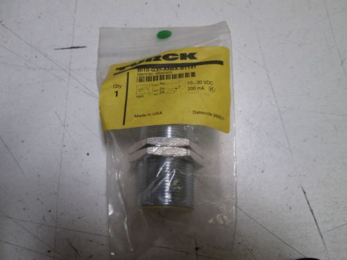 TURCK METAL BARREL WITH CONNECTOR BI10-G30-AN6X-B1141 *NEW IN FACTORY BAG*