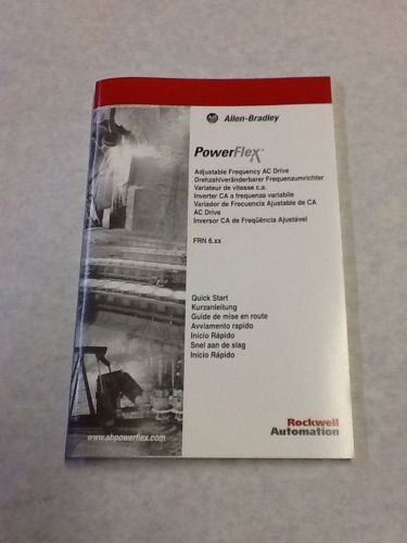 Allen-Bradley 22A-QS001H-MU-P PowerFlex 4 Quick Start Guide