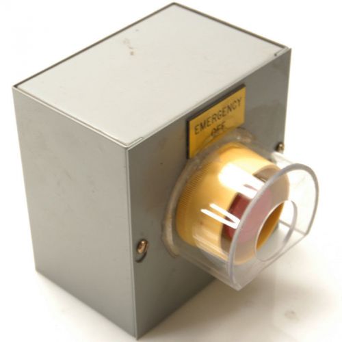 Electrical Enclosure 213685 6&#034;x6&#034;x4&#034; w/Emergency Shut Off Button