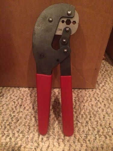 Crimp tool W/ 3 Hexagon crimps unkown brand # 238 Heavy Duty