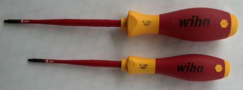 Wiha 2 piece slimline insulated screwdriver/35844/35845 for sale