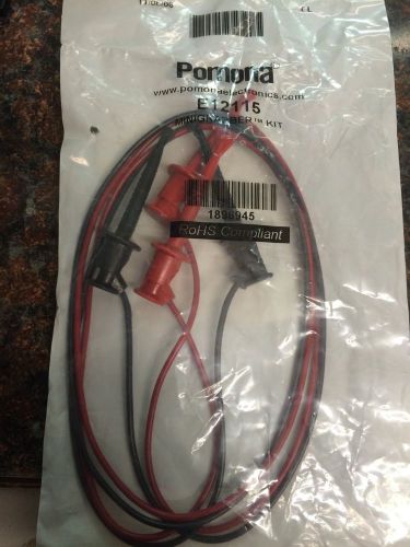 Pomona e12115, minigrabber kit red &amp; black 36&#034; leads for sale