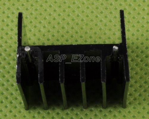 10pcs heat sink black 25x23x16mm aluminum 25*23*16mm for tda7294/l298 ic for sale