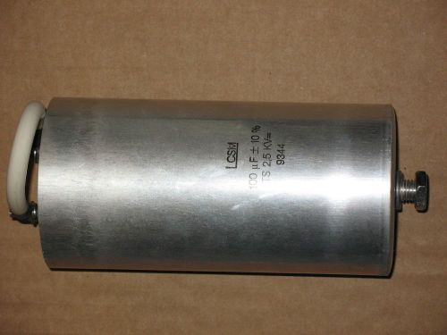 100uF 2.5KV High Voltage Metallized Polypropylene Film Capacitor HV Laser Pulse