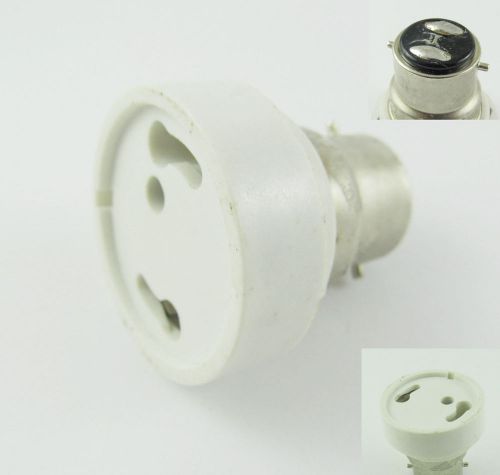 B22 to GU24 Socket Base LED Halogen CFL Light Bulb Lamp Adapter Converter Holder