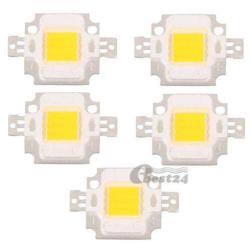 5 10w high power bright led warm white light lamp bulb diy 3000-3200k 9-12v for sale