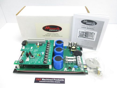 New minarik nrg10-115ac-4q-pcm dc drive, in: 115v, out: 0-130vdc 1.5hp 10a for sale