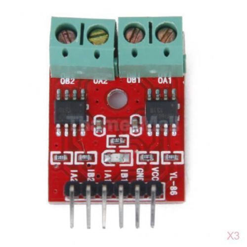 3x l911 h-bridge stepper motor dual dc motor driver controller board dc2.5-12v for sale