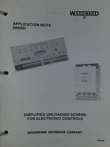 Woodward Governor Co - Simplified Unloading Scheme for Electronic Controls - App