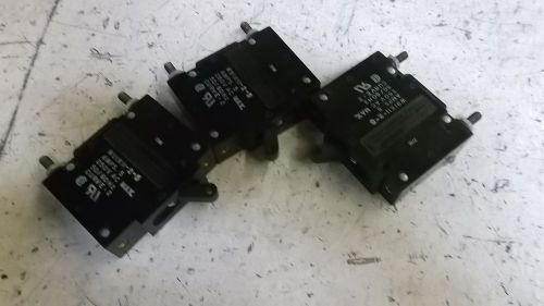 LOT OF 3 POTTER &amp; BRUMFIELD W91X11-2-5 CIRCUIT BREAKER *USED*