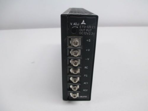 MATSUSHITA ETU-12E23 E-A12 POWER SUPPLY 85-132V-AC IN 12V-DC 2.3A OUT D243765