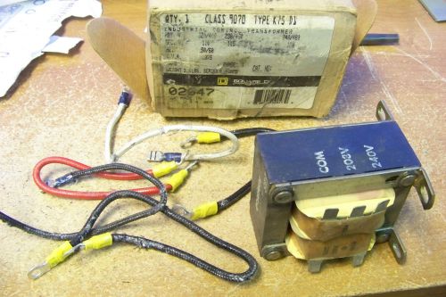 Square D 9070-K75D1 industrial control transformer