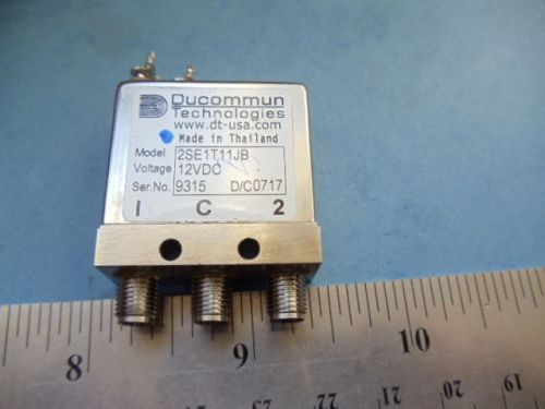 1-QTY SMA Relay Switch NICE Ducommun RF 2SE1T11JB Relay SMA DC to 26.5 GHz 12V