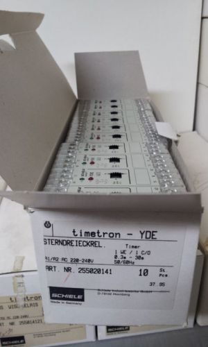 Schiele timetron  star/delta timer type yde 0.3 - 30 sec 255020141 lot of 10 for sale