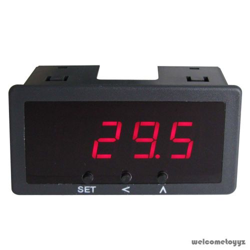 4 Digits Red LED -30~200°CTemperature Controller DC5~24V Built-In 2 relays+Sensor