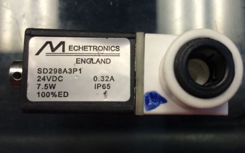 Mechetronics SD298 A3P1 24VDC 7.5W SOLENOID VALVE COIL