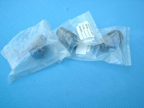 3 pcs. AMPHONOL AEROSPACE # 97-3106A-18-1S  plug and receptacle