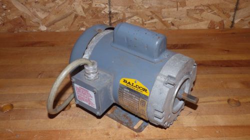 Baldor 1/4 HP Motor, Mod. # L-3403   115/230 Volt, 1725 RPM,  1 Phase