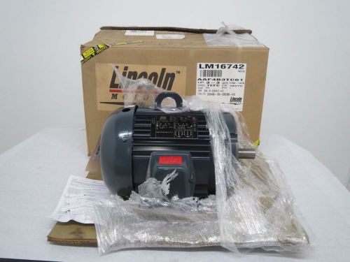 New lincoln motors fvhaaf4b3tc61l 3hp 230/460v 1760r 182tc 3ph ac motor b330930 for sale