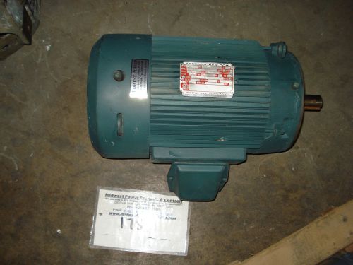 Reliance motor 1YAB00221A1, 10hp, 3450rpm, 215TC, 460vac, TEFC, 3ph, P21G3887