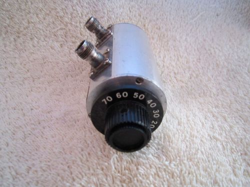 Alan Adjustable Step Attenuator Model 50V70-TNC Nice