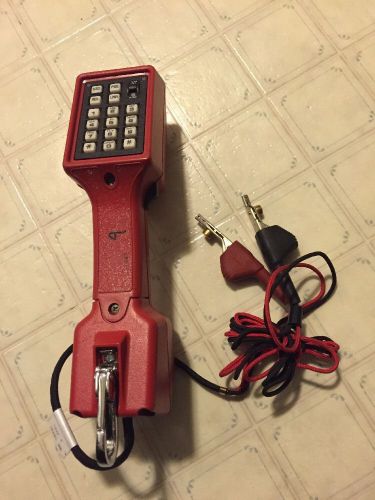 Harris Dracon TS22 Telephone Butt Set Handset Phone Linesman Data Safe Speaker