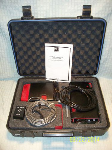 GAS DETECTOR RKI INSTRUMENT 2 GX-86A &amp; RP-GX-86  PUMP &amp; ACCESSORIES