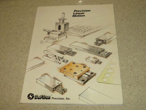 1996 DEL-TRON PRECISION LINEAR MOTION CATALOG