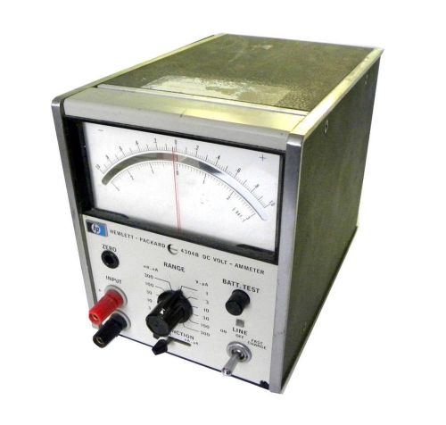 HEWLETT PACKARD HP AMMETER 1 MV - 300 VDC MODEL 4304B - SOLD AS IS