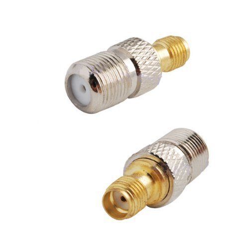 NEW RF coaxial coax adapter SMA female to F female