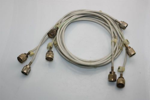 4x RF Microwave Coaxial 135cm Cable N-Type Male - N-Type Male