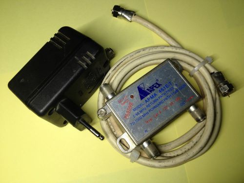 APEX APMA 461E-T 5-55 MHz Return Path Passive 70-1000 MZ FORWARD PATCH 10db GAIN