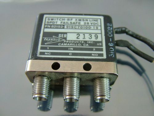 RF SWITCH SPDT 82152-919C70100-19