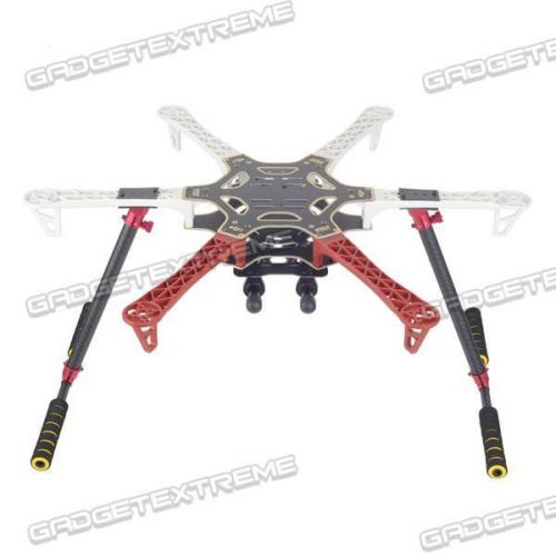 ATG DJI F550 CNC FPV Upgrade CF Land Skid Gear A-Pro Anti-vibration Suspension