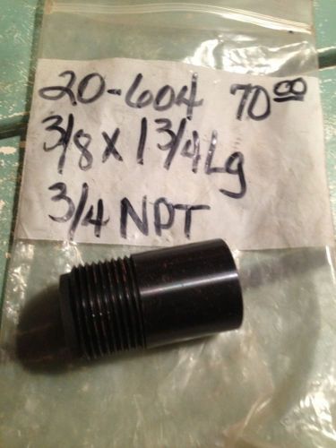 pressure washer Item #: 20-604NOZZLE 3/8\&#034; BORE X 1 3/4\&#034; LONG   3/4 NPT