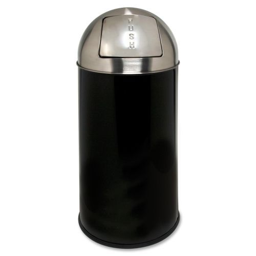 Genuine Joe 58886 12-Gallon Classic Round Top Waste Receptacle