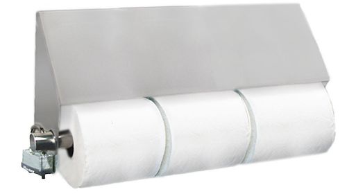 Royce rolls model #stp-3 stainless steel slanted triple roll tp dispenser for sale