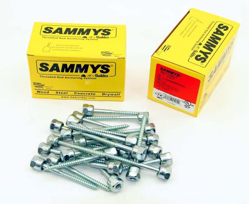 (25) sammys 3/8-16 x 3 threaded rod hanger for wood 8010957 for sale