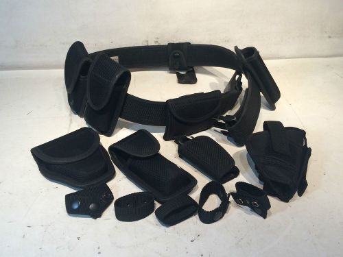 Hero&#039;s Pride Ballistic Duty Gear Security/PD Belt w/ Lot of Holsters 1208 Sz 40