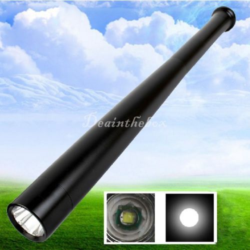 Q5 LED 18650 Flashlight Torch Security Light Baseball Bat Shape 3Mode dint