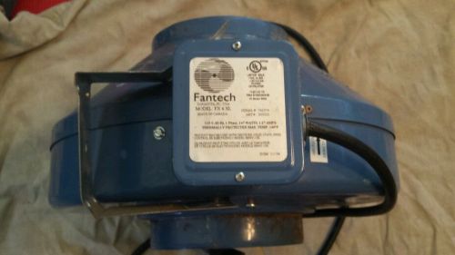 Fantech FX6XL - 6&#034; Duct Inline Centrifugal Fan 147 Watts 1.27 Amps