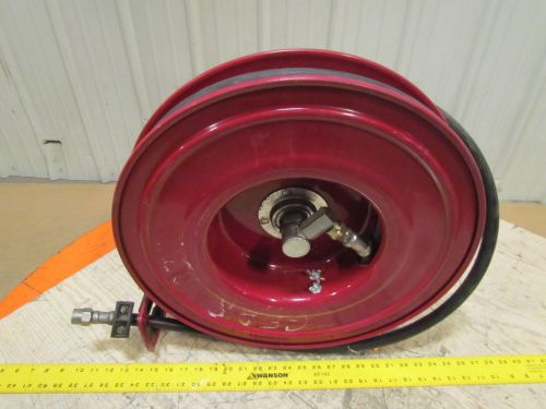 Alemite 7335-B Medium Pressure Air/Oil 1500 PSI Hose Reel 1/2&#034;ID x 47&#039; Hose