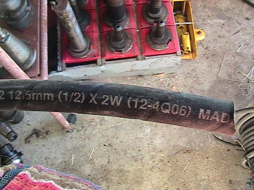 Bulk hydraulic hose 1/2&#034; x2 (two wire) 4000 psi made in usa 200feet for sale