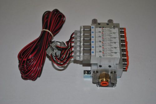 SMC VQZ1151-5LJ1 8-Port Solenoid Valve MANIFOLD