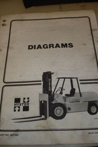 Hyster No. 897084 Diagrams Manual For Model 8000 SRM 343