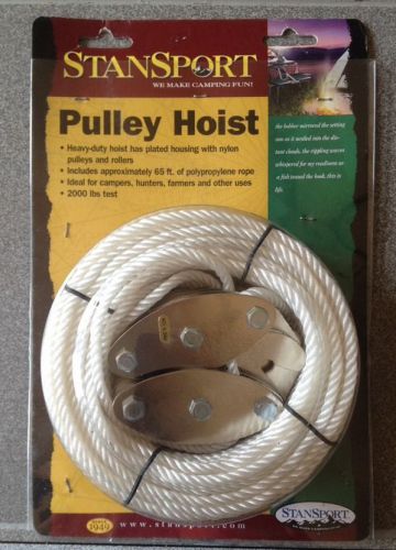 Standport Heavy Duty Pulley Hoist 2000 Lbs.