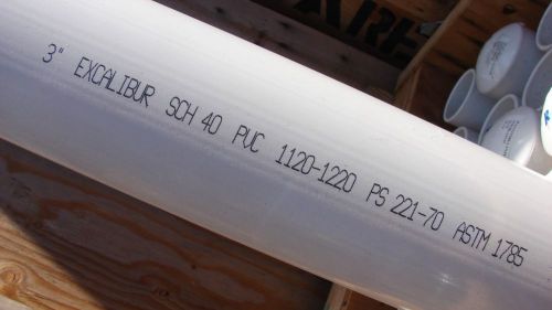 Pipe, 3&#034; PVC, sch 40, 2100&#039;